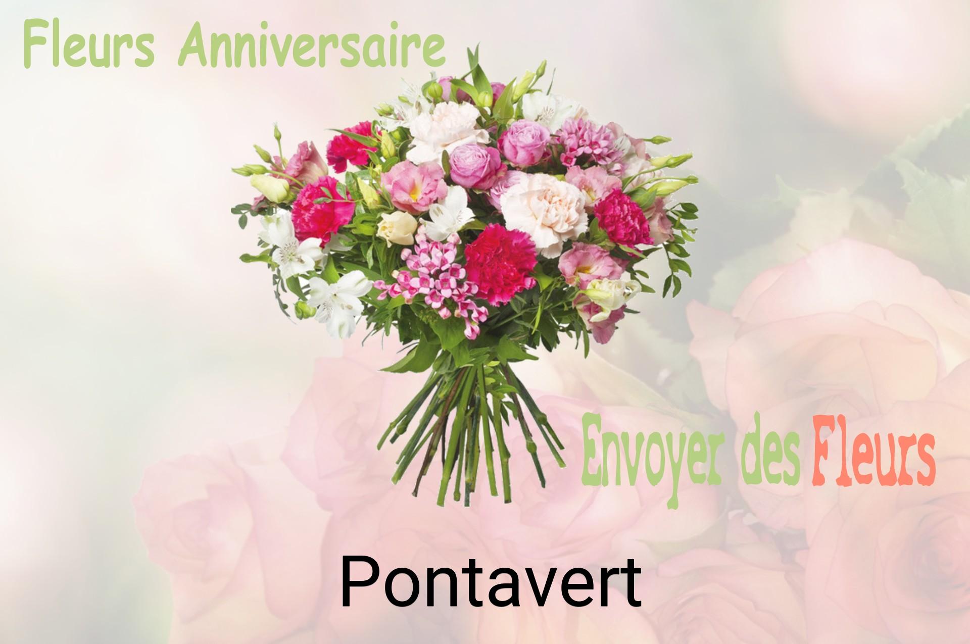 Bouquet de fleurs d’anniversaire livré à Pontavert