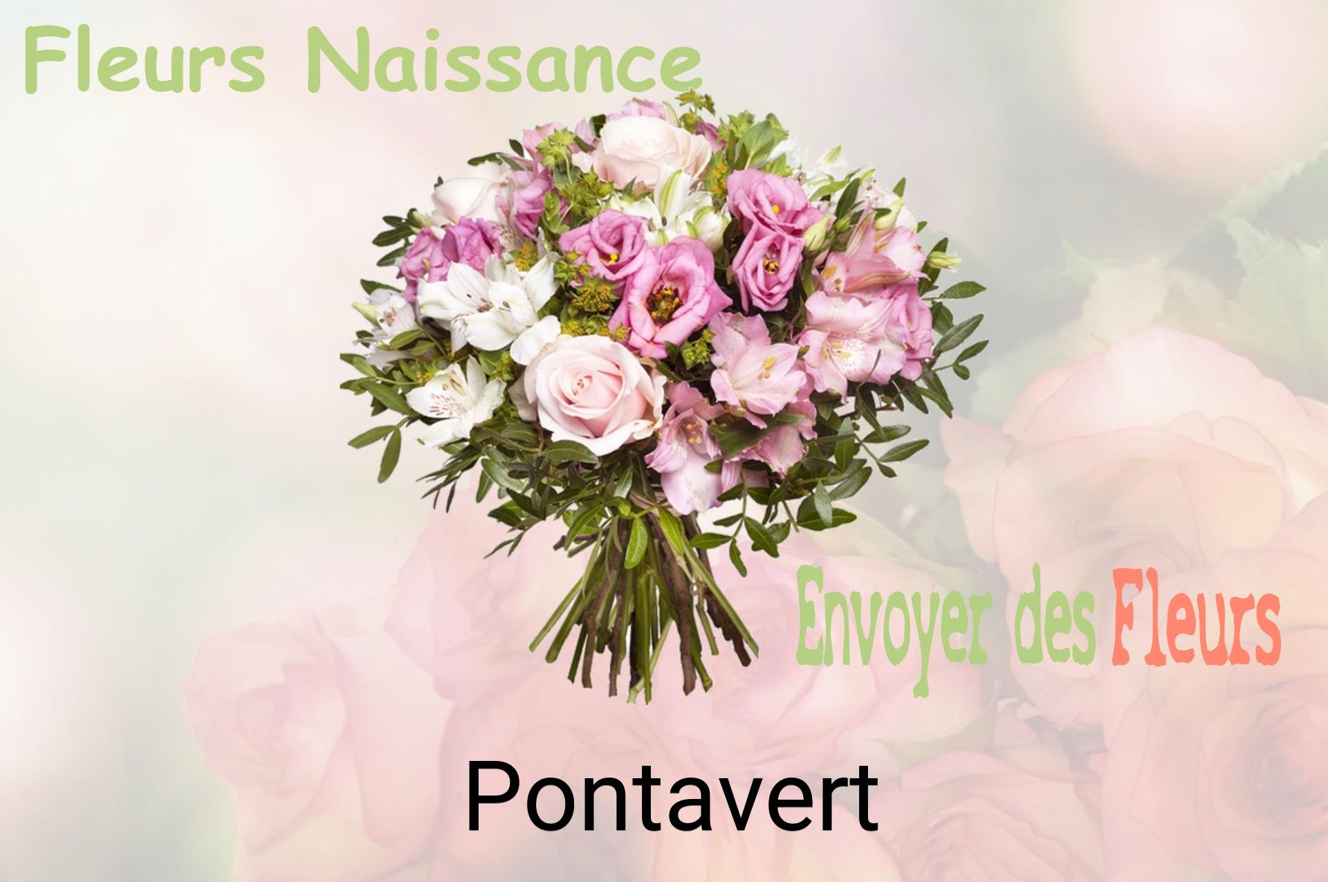 Bouquet de fleurs de naissance livré à Pontavert
